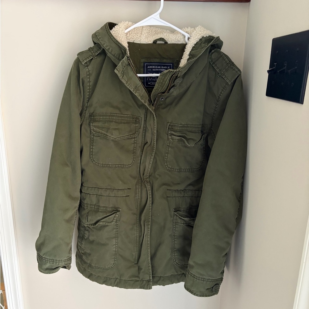 American Eagle Outfitters Olive Green Jacket